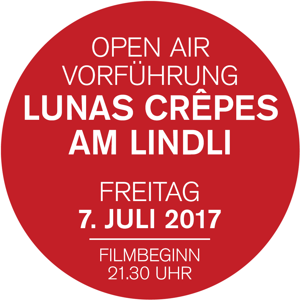 Open Air Vorführung am Lindli bei Lunas Crêpes